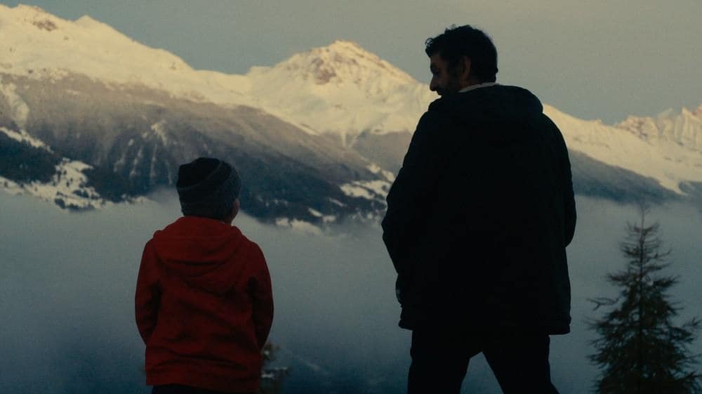 Father ( Pascal Gravat ) and Son ( Alessio Balossi) in The Big Dam (2015)