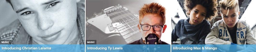 Introductions and Reviews of Treble Music with a focus on young singers and performers.