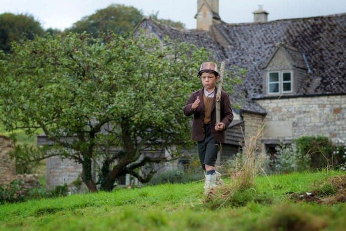 Young Lol (Georgie Smith) , Cider with Rosie (Photo: BBC/Origin/Laurence Cendrowicz)
